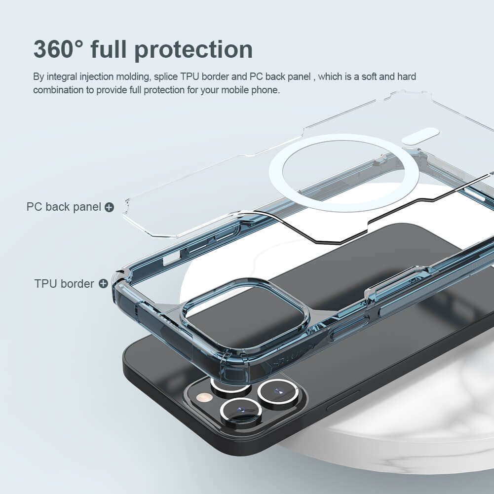 thiki Nature Pro Magnetic gia iPhone 14 Pro, mple & diafani 4500 0 3