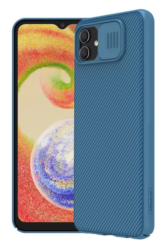 NILLKIN θήκη CamShield για Samsung A04, μπλε 4510