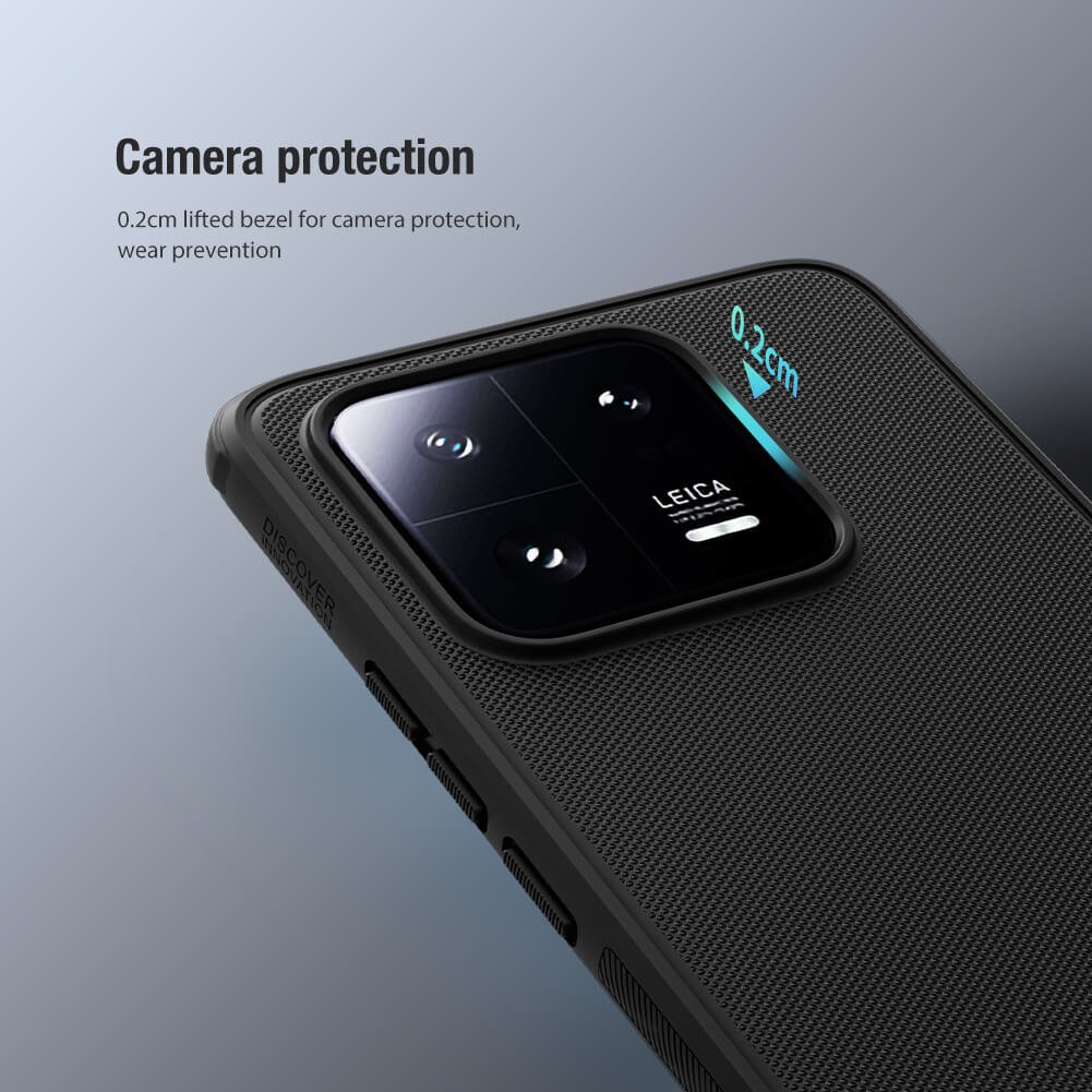 NILLKIN θήκη Super Frosted Shield Pro για Xiaomi 13 Pro, μαύρο 4492 - Image 2