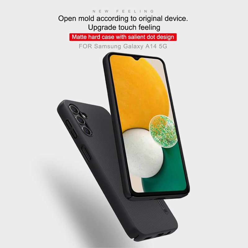NILLKIN θήκη Super Frosted Shield για Samsung Galaxy A14 5G, μπλε 4846 - Image 2