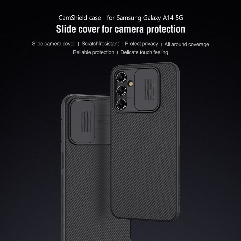 NILLKIN θήκη CamShield για Samsung Galaxy A14 5G, μαύρη 4853 - Image 2