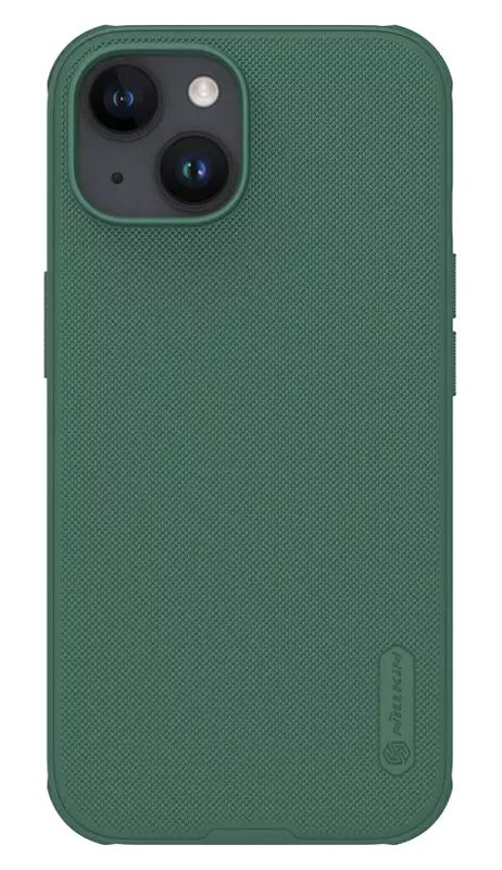 thiki Super Frosted Shield Pro gia iPhone 15, prasini 5873 APPLE
