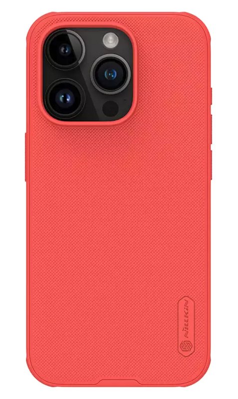 thiki Super Frosted Shield Pro gia iPhone 15 Pro, kokkini 5876 APPLE