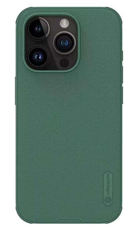 thiki Super Frosted Shield Pro gia iPhone 15 Pro, prasini 5877 APPLE