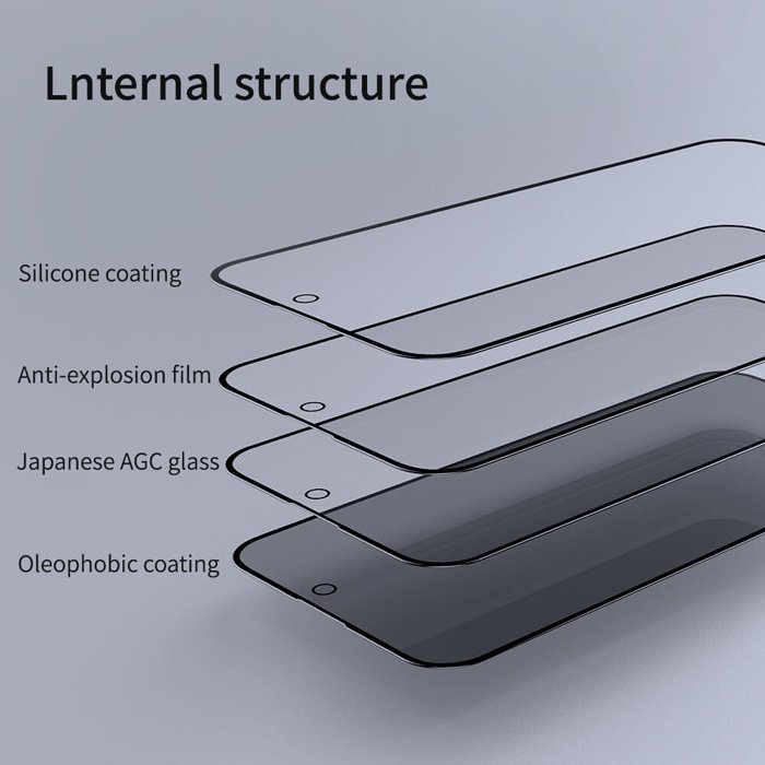NILLKIN tempered glass Guardian Full Coverage 2.5D για iPhone 15 Pro Max 5955 - Image 3