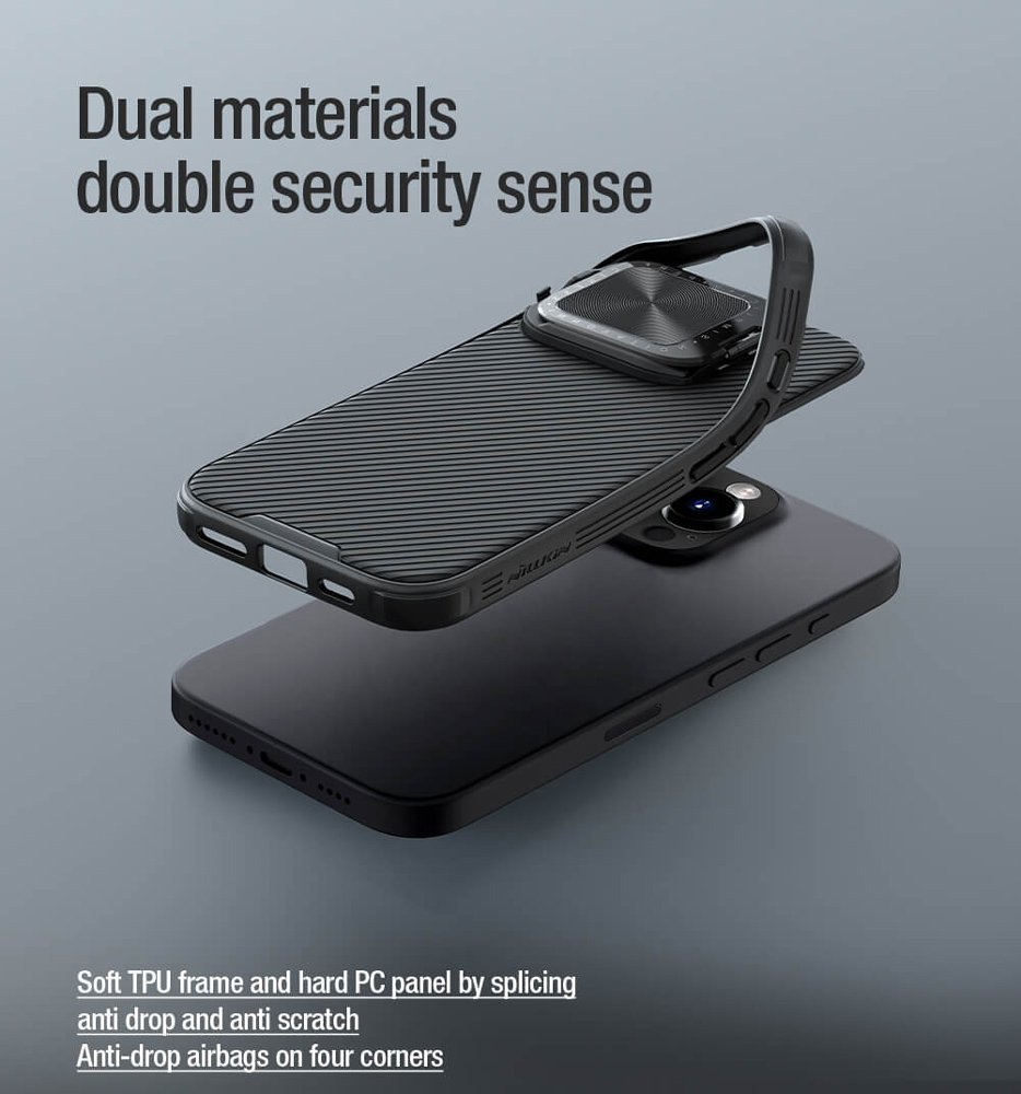 NILLKIN θήκη CamShield Prop για Apple iPhone 1 Pro, μαύρη 8373 - Image 3