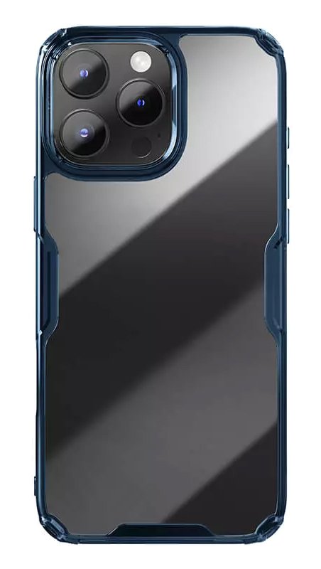 NILLKIN θήκη Nature TPU Pro για iPhone 1 Pro, διάφανη-μπλε 7545