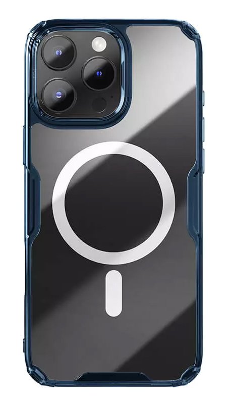 NILLKIN θήκη Nature TPU Pro Magnetic για iPhone 1 Pro, διάφανη-μπλε 7553