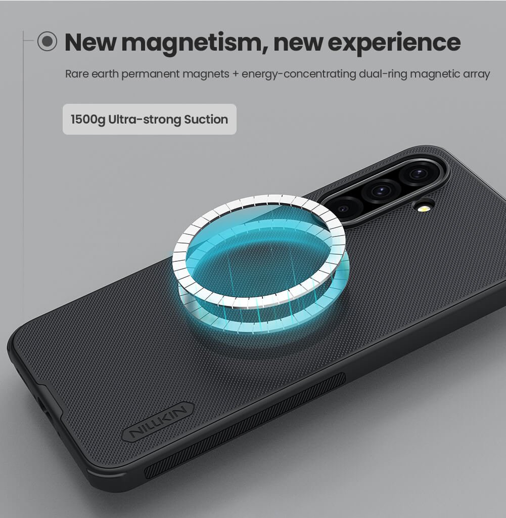 NILLKIN θήκη Super Frosted Shield Pro Magnetic για Samsung Galaxy A3 5G, μαύρη 9514 - Image 2