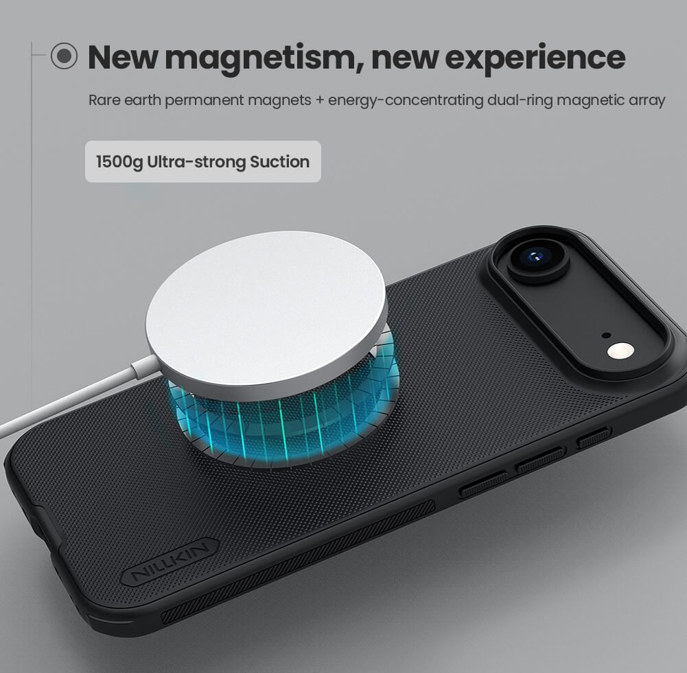 NILLKIN θήκη Super Frosted Shield Pro Magnetic για Apple iPhone 17 Air, μαύρη 9508 - Image 2
