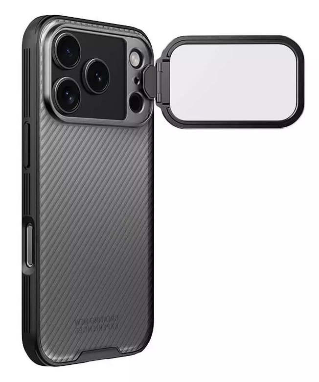 NILLKIN θήκη CamShield Prop για Apple iPhone 17 Pro, διάφανη/μαύρη 9517 - Image 4