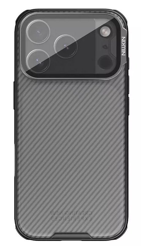NILLKIN θήκη CamShield Prop για Apple iPhone 17 Pro, διάφανη/μαύρη 9517
