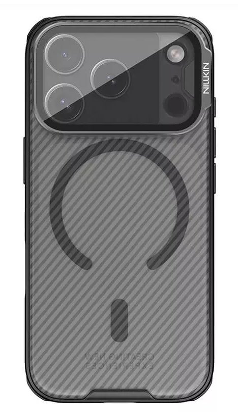 NILLKIN θήκη CamShield Prop Magnetic για Apple iPhone 17 Pro, διάφανη/μαύρη 9521