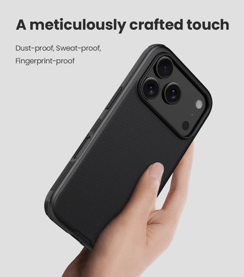 NILLKIN θήκη Super Frosted Shield Pro για Apple iPhone 17 Pro, γκρι 9496 - Image 2