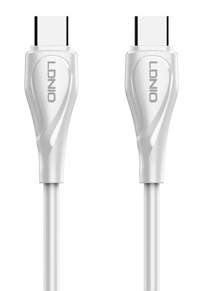 LDNIO καλώδιο USB-C σε USB-C LC11C, 5W PD, 1m, λευκό 5634
