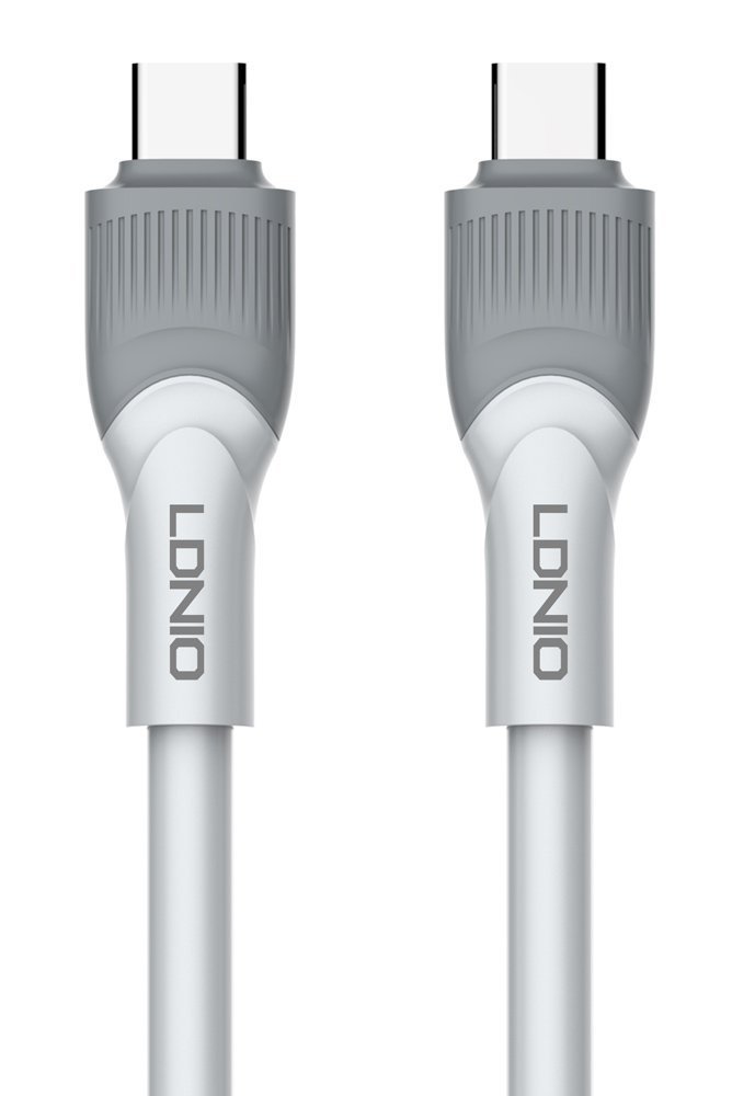 LDNIO καλώδιο USB-C σε USB-C LC01C, 100W PD, 1m, γκρι 5630