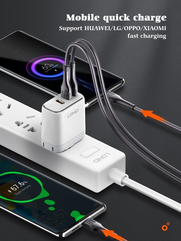 kalodio USB-C se USB-C LC51C, 5W, 1m, chryso 5642 65 watt