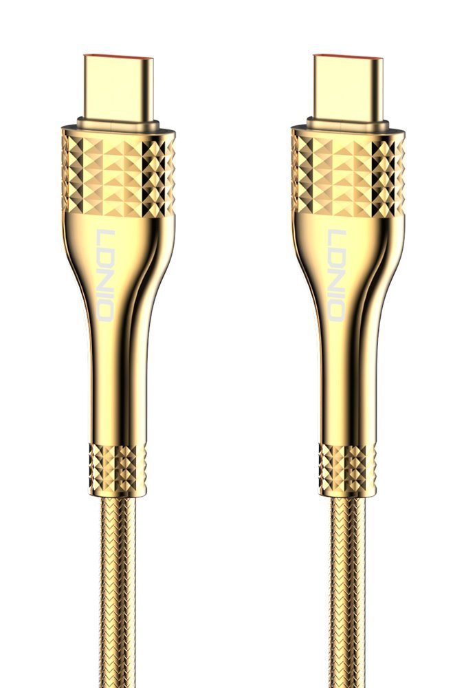 LDNIO καλώδιο USB-C σε USB-C LC51C, 5W, 1m, χρυσό 5642