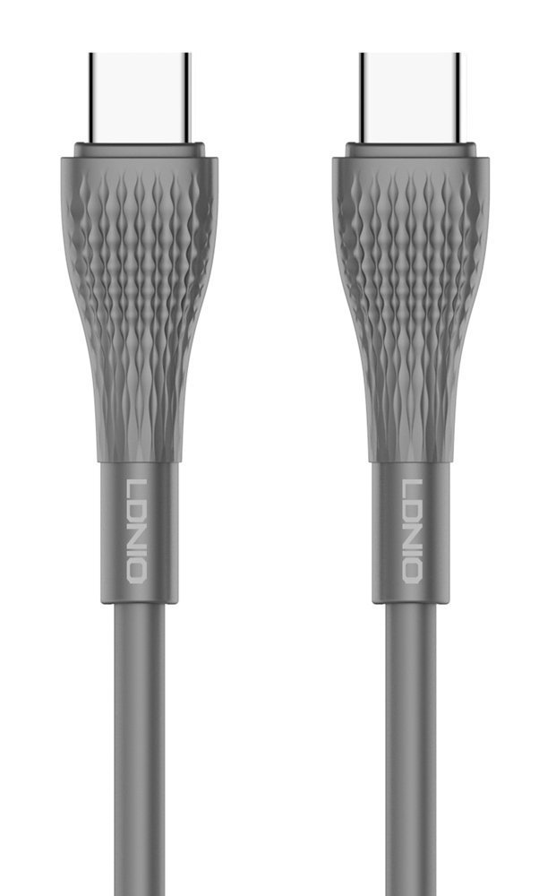LDNIO καλώδιο USB-C σε USB-C LC71C, 5W PD, 1m, γκρι 5645