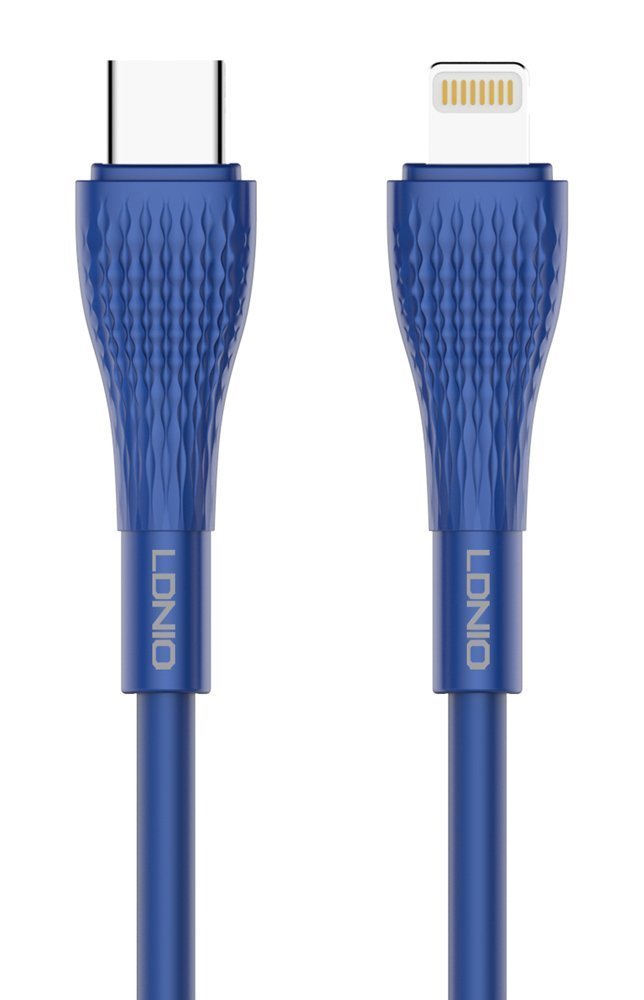 LDNIO καλώδιο Lightning σε USB-C LC72I, 30W PD, 2m, μπλε 5648