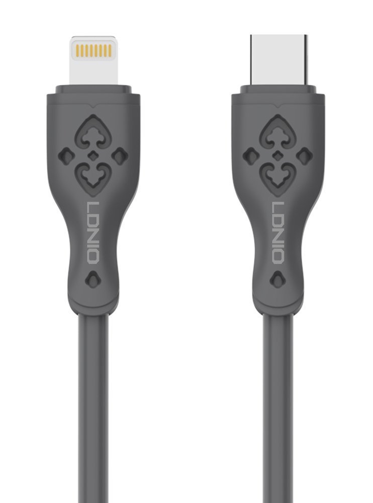 LDNIO καλώδιο Lightning σε USB-C LC811I, 30W PD, 1m, γκρι 5650