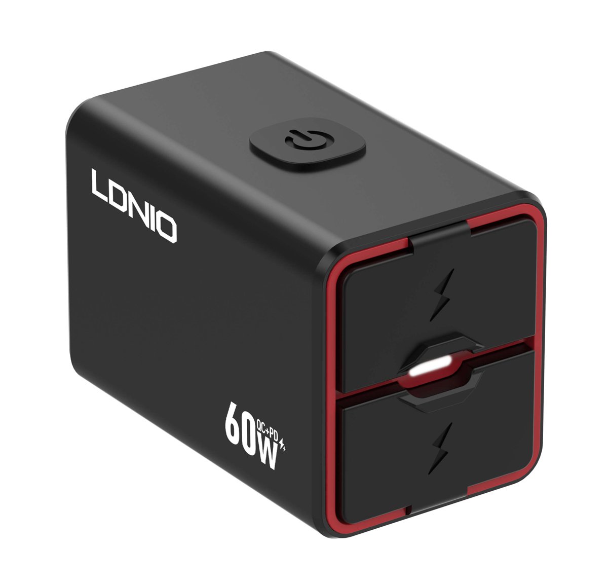 LDNIO φορτιστής μοτοσυκλέτας C108 με καλώδιο, USB/USB-C, 60W, μαύρος 8325 - Image 12