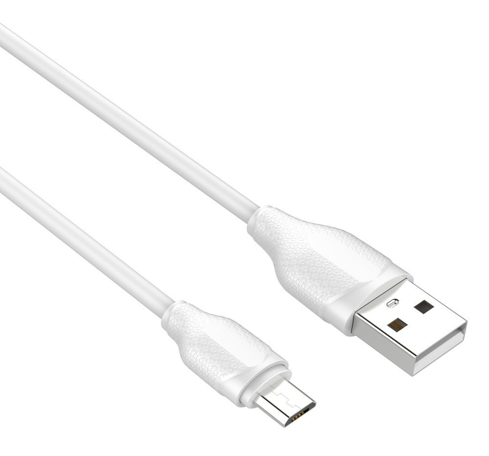 LDNIO καλώδιο Micro USB σε USB LS371, 2.1A, 1m, λευκό 5209
