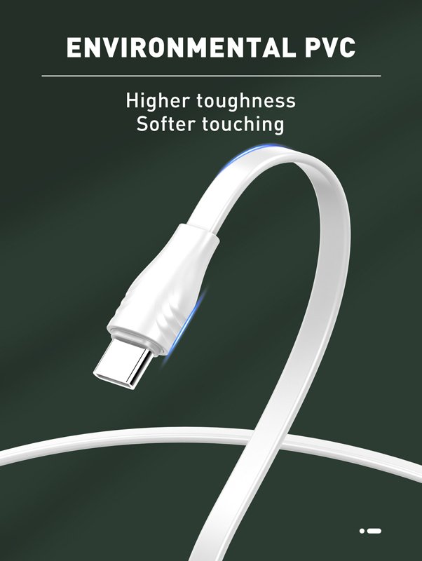 LDNIO καλώδιο USB-C σε USB-C LC131C, 65W PD, 1m, λευκό 5205 - Image 7