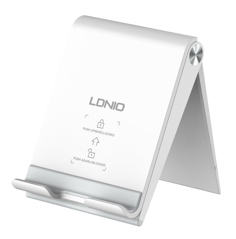LDNIO βάση smartphone MG07, foldable, 4.7-7.2", λευκή 5672