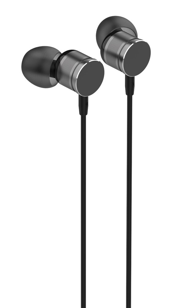 LDNIO earphones με μικρόφωνο HP04, 3.5mm σύνδεση, Φ10mm, 1.2m, γκρι 5666 - Image 2