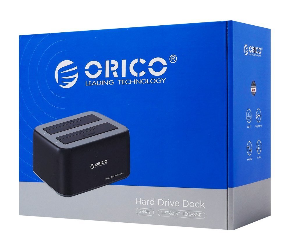 docking station gia 2.5" i 3.5" SATA HDD/SSD 829C3-V1, 2 theseon, 5Gbps, mayro 8436 2.5"