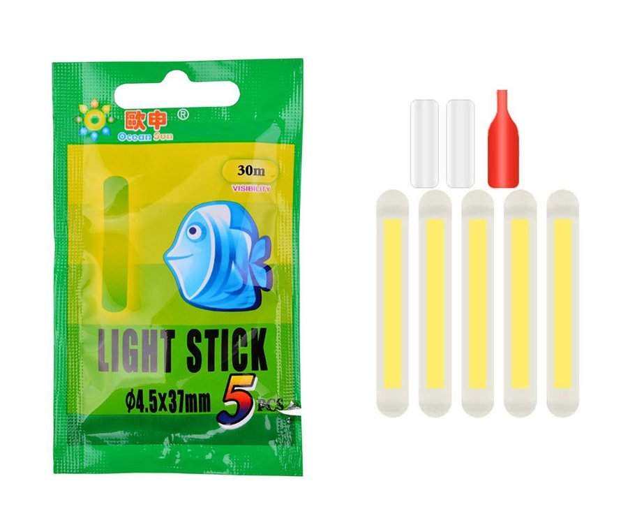OCEAN SUN σιαλούμ-light stick ψαρέματος , 4.5x37mm, 5τμχ 3659