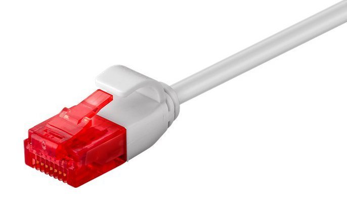 GOOBAY καλώδιο δικτύου , CAT 6 U/UTP, slim, copper, 250MHz, 0.15m, γκρι 9657