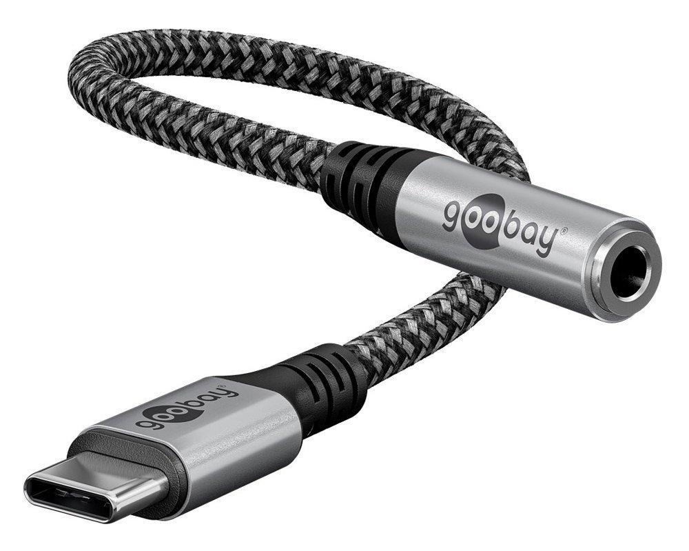 GOOBAY αντάπτορας USB-C σε 3.5mm , γκρι 8161