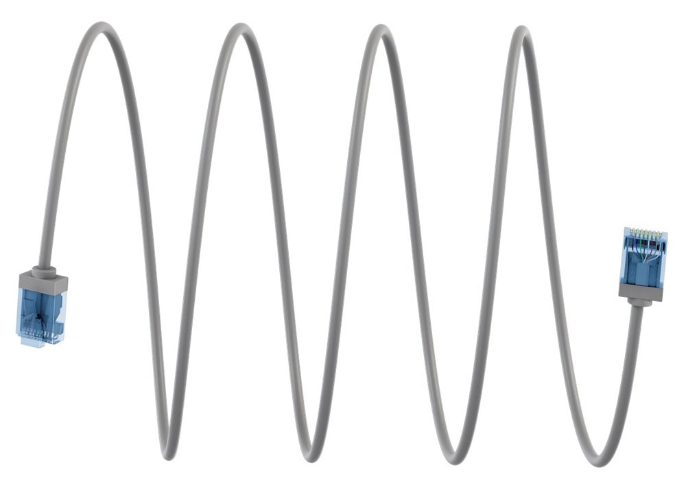 GOOBAY καλώδιο δικτύου , CAT 6A U/UTP, ultra slim, copper, 500MHz, 15m, γκρι 9351 - Image 8