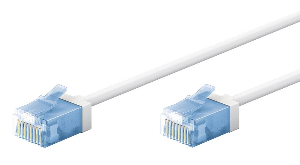 kalodio diktyoy, CAT 6A U/UTP, ultra slim, copper, 500MHz, 2m, leyko 7930 2m