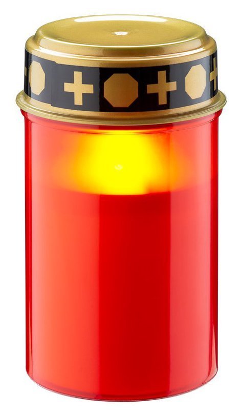 GOOBAY LED φωτιστικό κερί αφιέρωσης , 2400K, IP44, κόκκινο 8159