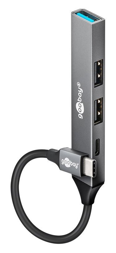 USB hub, 4x thyron, USB 3.2, 5Gbps, USB-C syndesi, gkri 8429 USB Hub