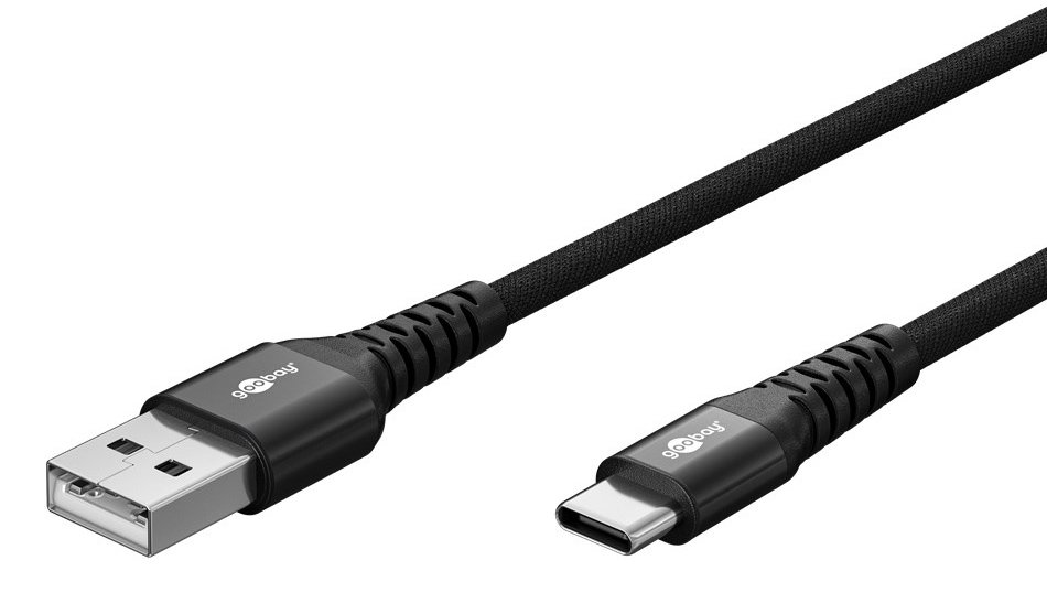 GOOBAY καλώδιο USB-C σε USB , 60W, 480Mbps, 2m, μαύρο 9667
