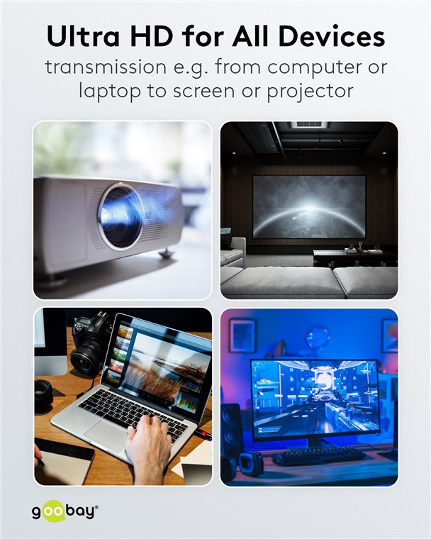 kalodio DisplayPort, VESA Certified, 8K/60Hz, 32.4 Gbps, 1m, mayro 9735 8K