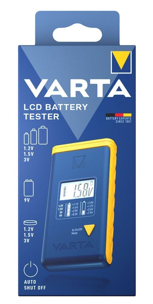 psifiako tester mpatarias gia 9V/AAA//AA/C/D/button cells 7806 Tester mpatarias 4