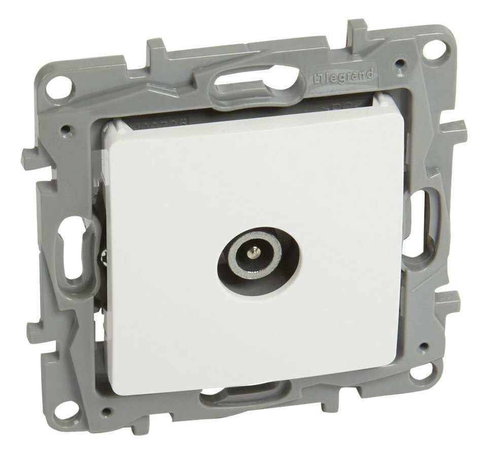 LEGRAND πρίζα κεραίας , αρσενική, 10dB, λευκή 2501