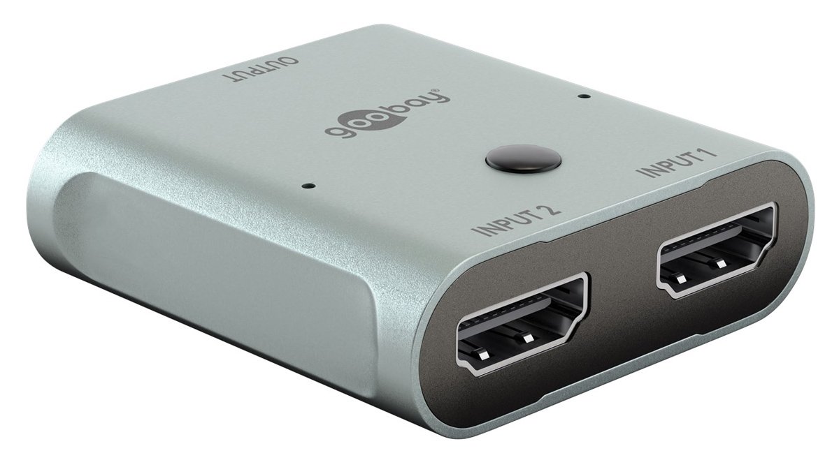 GOOBAY HDMI switch , 2 σε 1, 8K/60Hz, γκρι