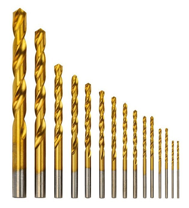 set trypania gia metallo, HSS, 1.5-10mm, kylindriko, 15tmch 9777 Trypani metalloy 8