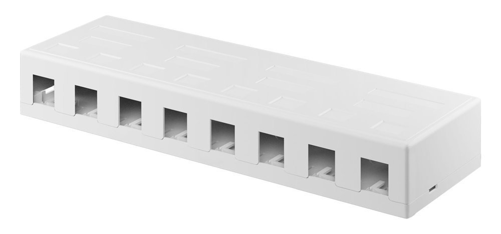 GOOBAY Keystone κυτίο  για 8x θύρες δικτύου, λευκό 5762