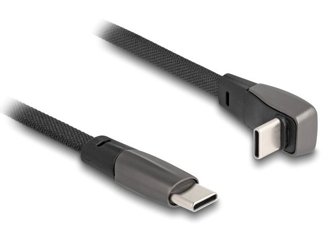 kalodio USB-C, 60W, flat, goniako, 480 Mbps, 1m, mayro 7076 60 watt