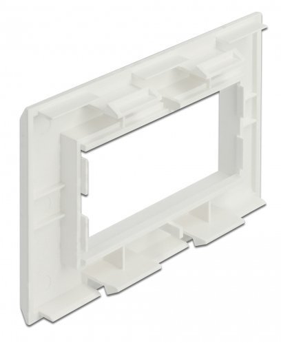 DELOCK module βάση πρίζας Easy 45 , 130 x 80 mm, λευκό 2009 - Image 3