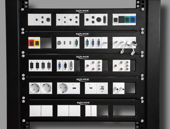 DELOCK module διακόπτης Easy 45 , μονός, 1-pole, 2-way, λευκός 3076 - Image 3