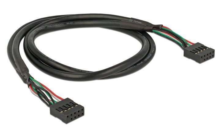 DELOCK καλώδιο USB 2.0 10-pin 2.54mm , 480 Mbps, 50cm 7382