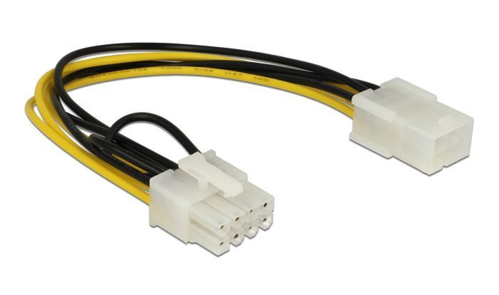 DELOCK καλώδιο PCI Express 6-pin σε PCI Express 8-pin , 20cm 4641